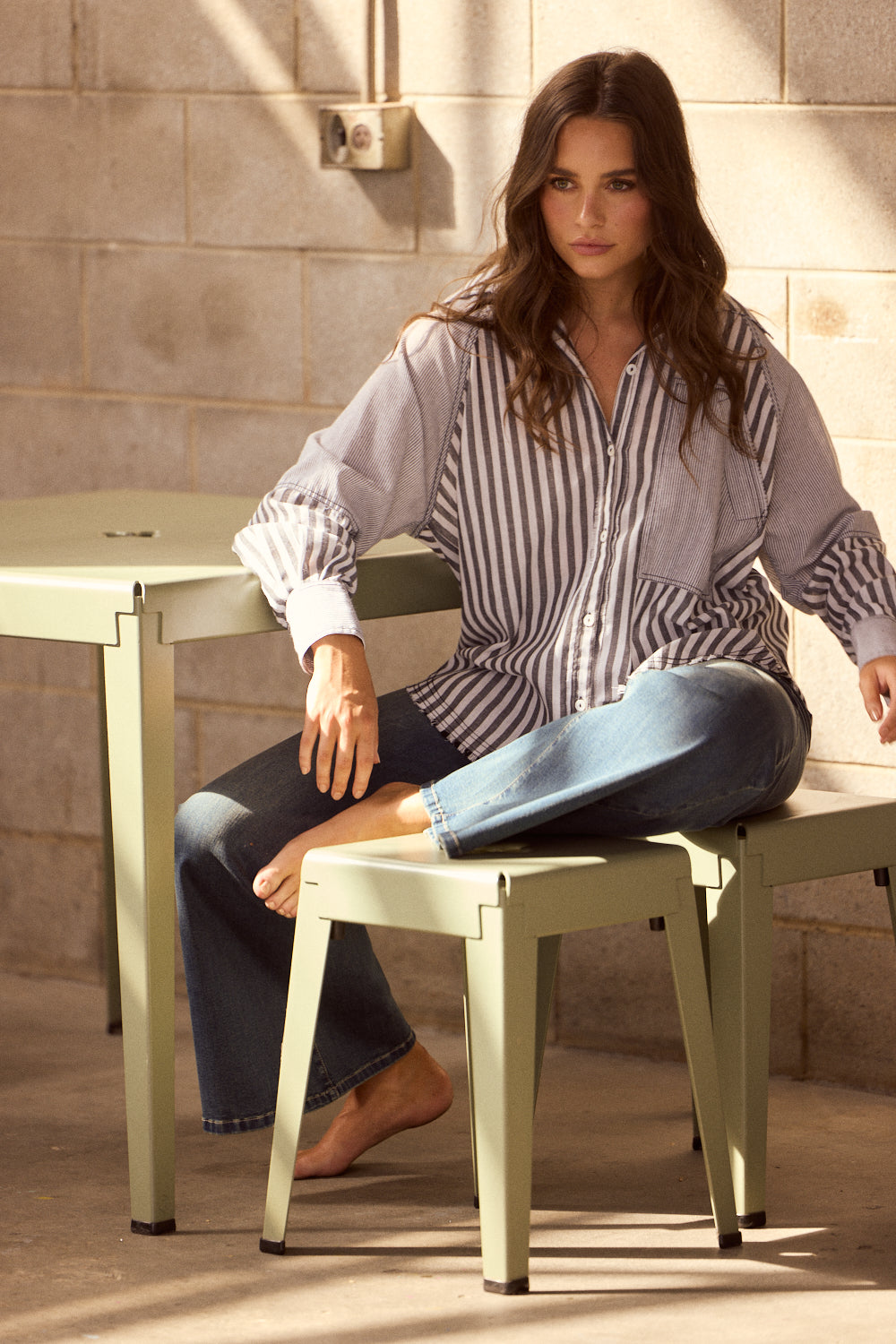 Yellowstone Shirt - Black Stripe
