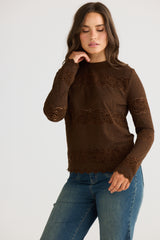 Liora Top - Chocolate