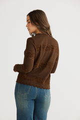 Liora Top - Chocolate