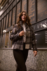 Ascot Jacket - Black Check