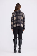 Ascot Jacket - Black Check