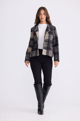 Ascot Jacket - Black Check