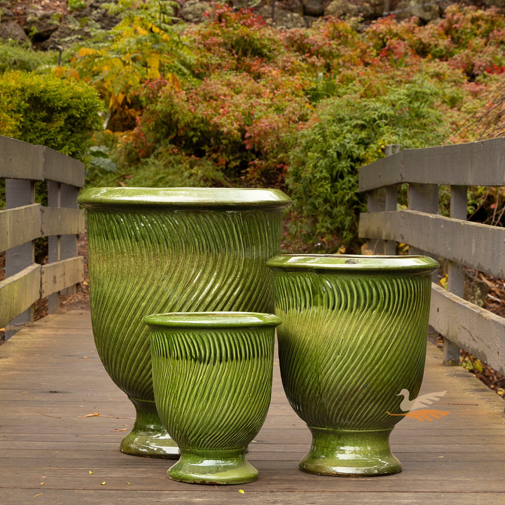 Charlotte Urn - French Green