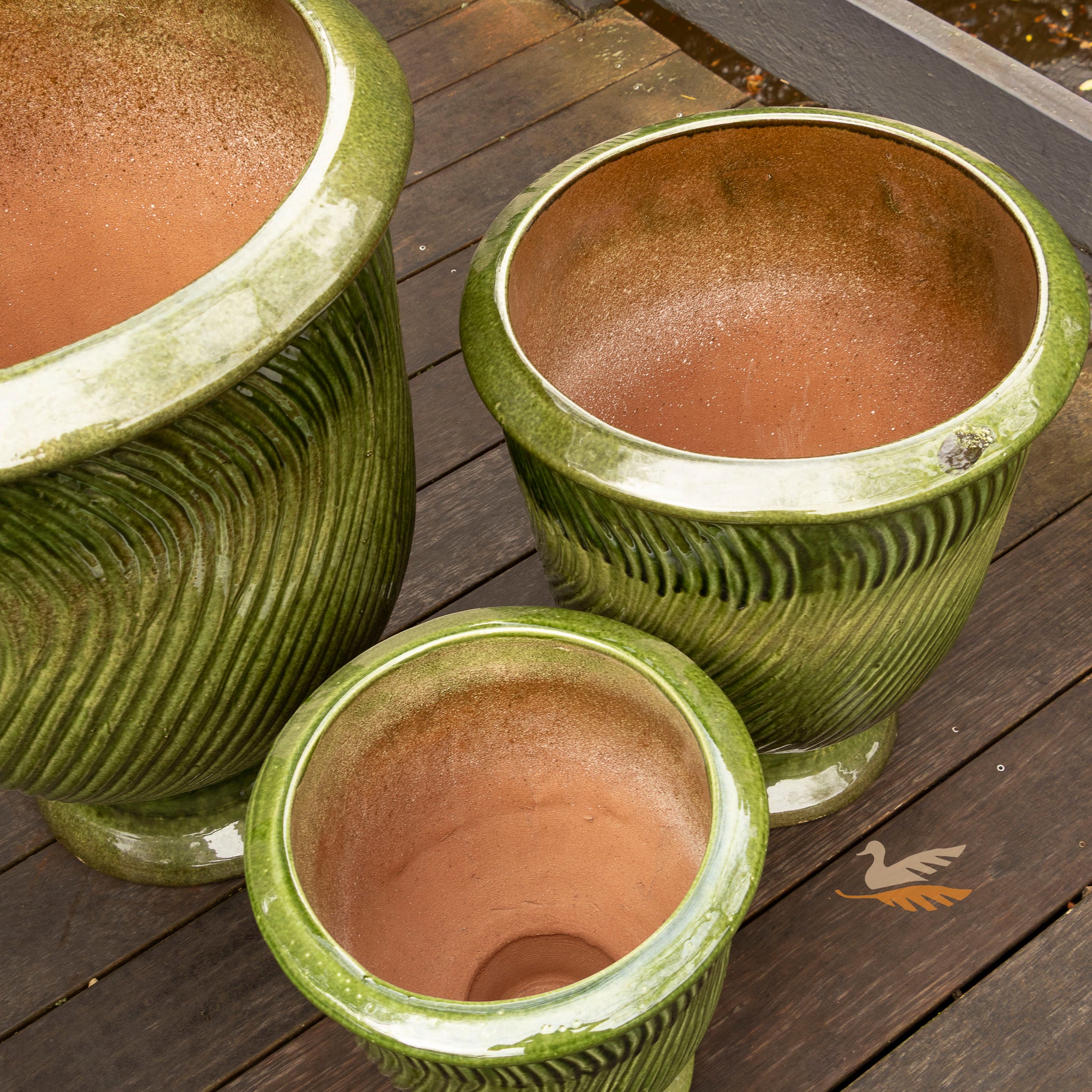 Charlotte Urn - French Green