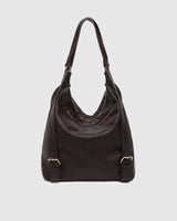 Miley Convertible Backpack - Chocolate