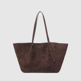Sawyer Suedette Tote Bag - Chocolate