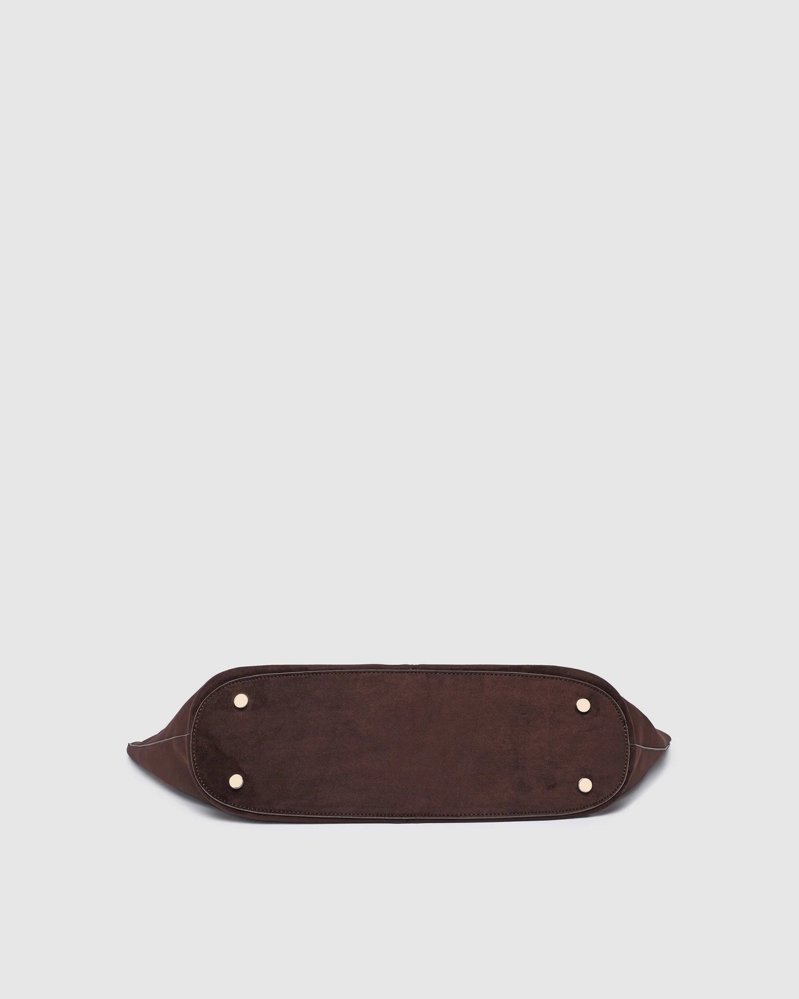 Sawyer Suedette Tote Bag - Chocolate