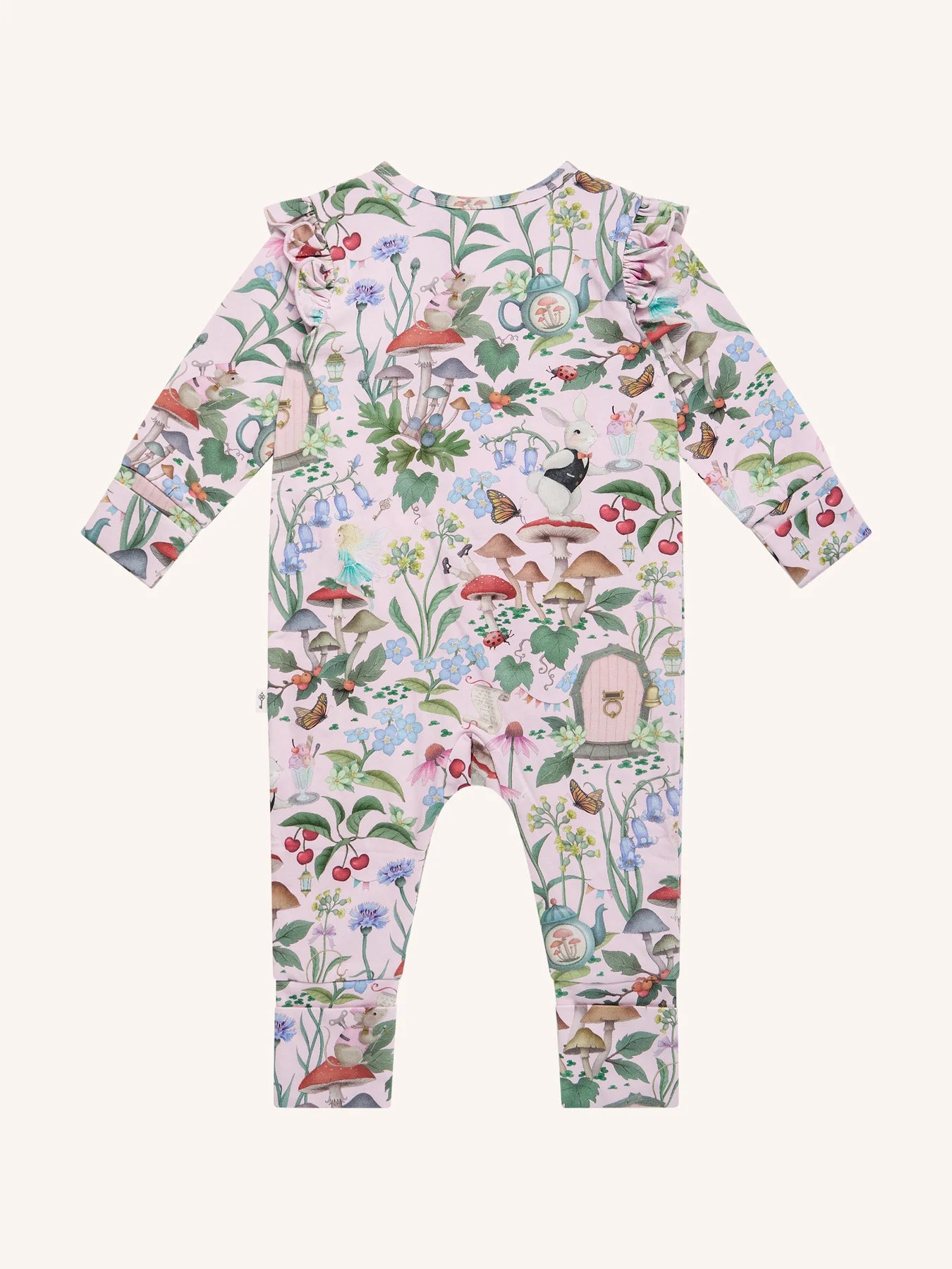 Precious Frill Coverall Enchanted Flowers Party - Sugar Pink