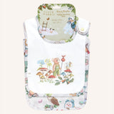 Dandy Duo Bibs Bear & Mouse - Tapioca