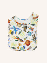 Dandy Duo Bibs Blast Off - Cloud White