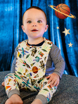 Dandy Duo Bibs Blast Off - Cloud White