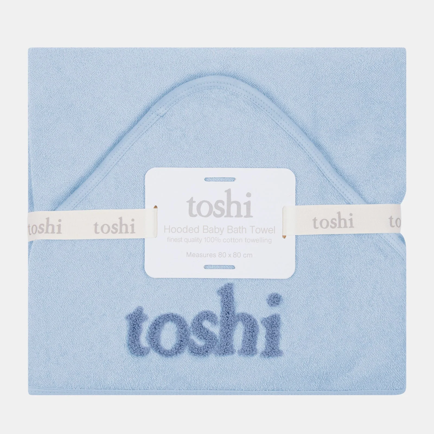 Hooded Baby Bath Towel - Bluebell