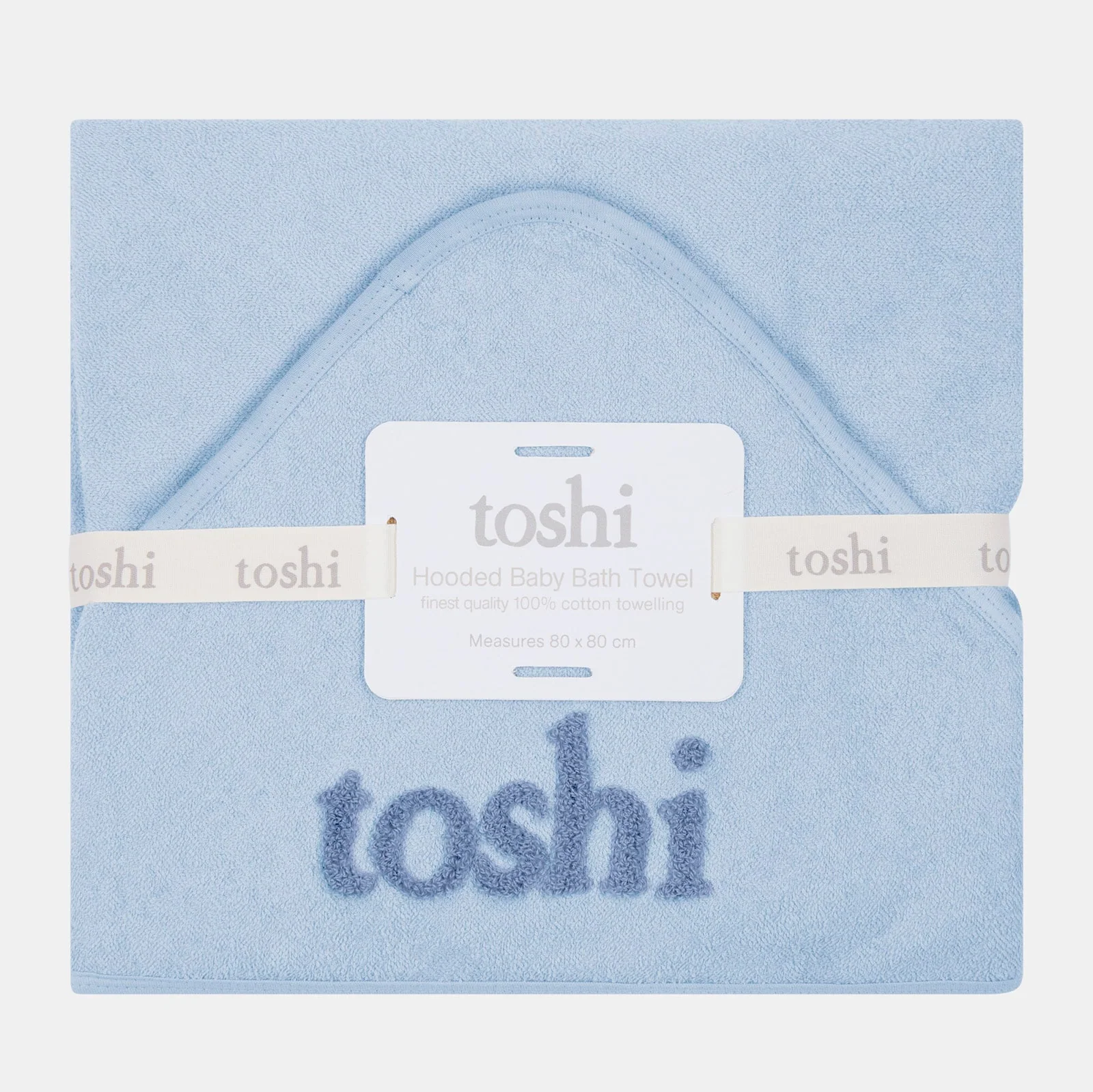Hooded Baby Bath Towel - Bluebell