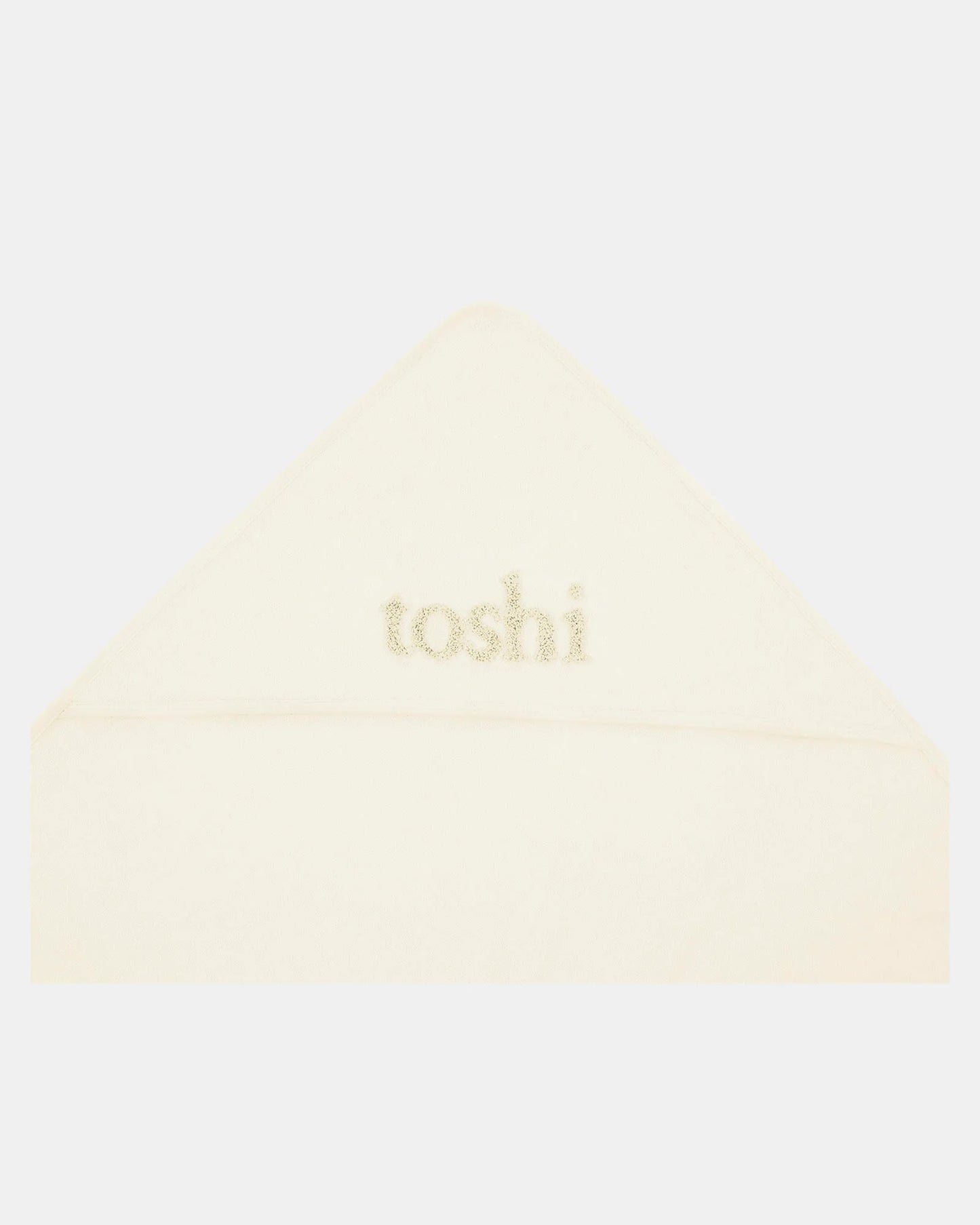 Hooded Baby Bath Towel - Cream