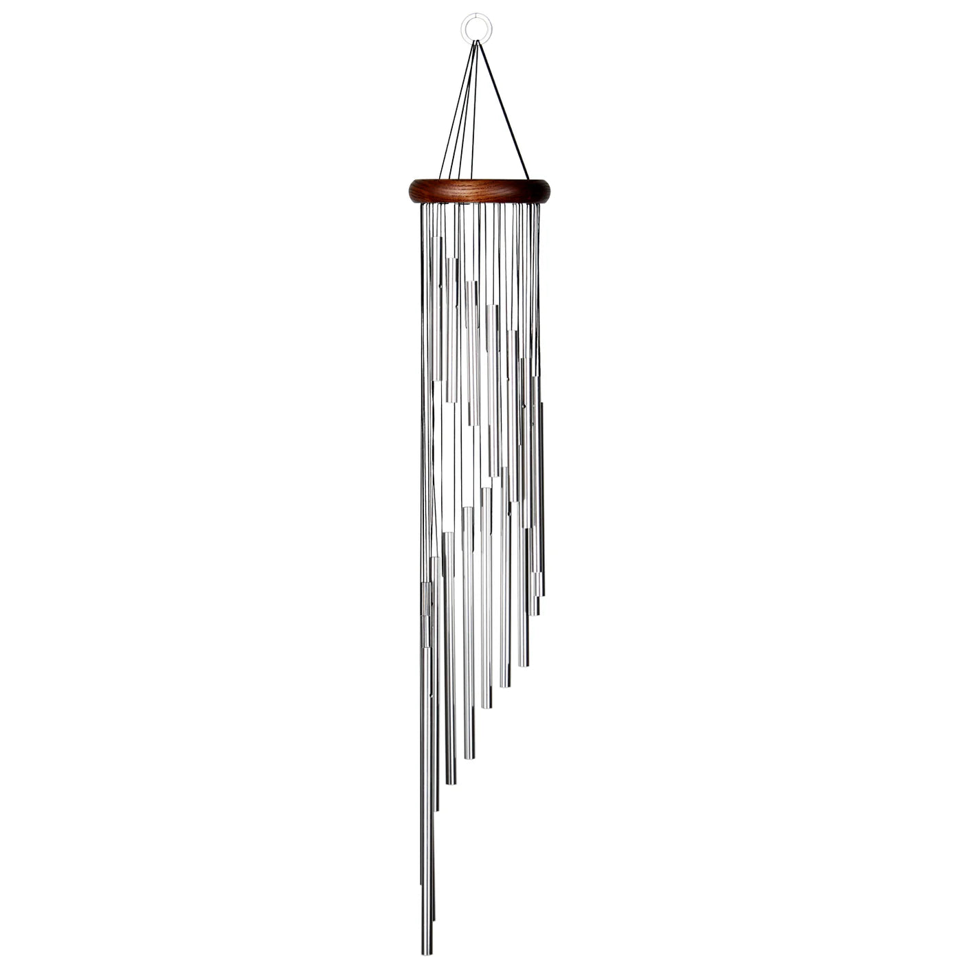 Habitats Rainfall Wind Chime - Silver