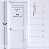 Habitats Rainfall Wind Chime - Silver