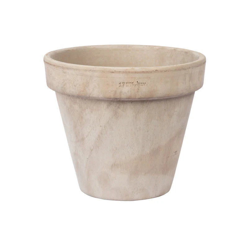Plain Garden Pot Greige 17cm