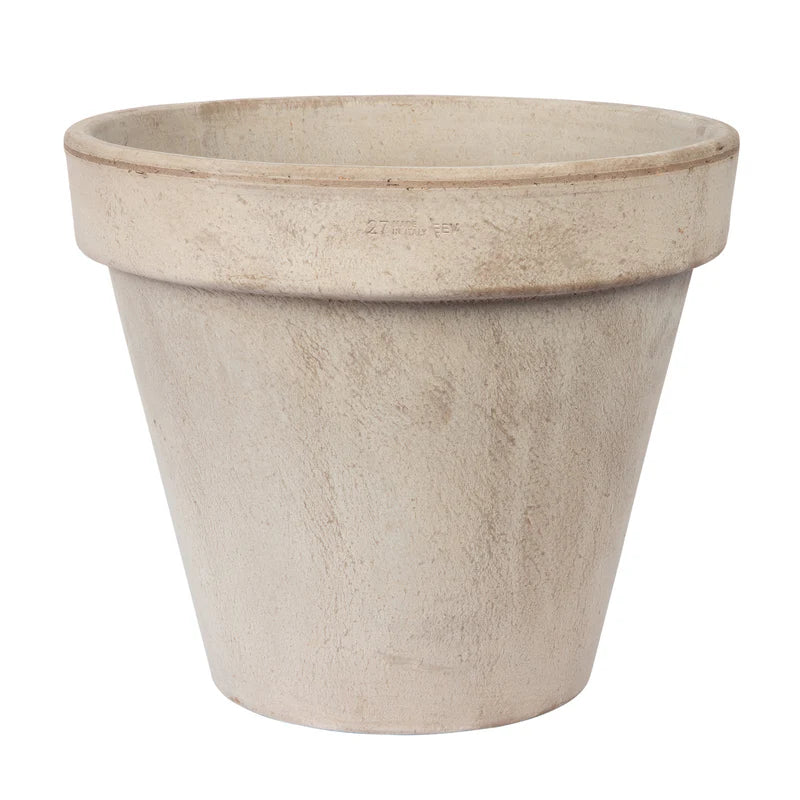 Plain Garden Pot Greige 27cm