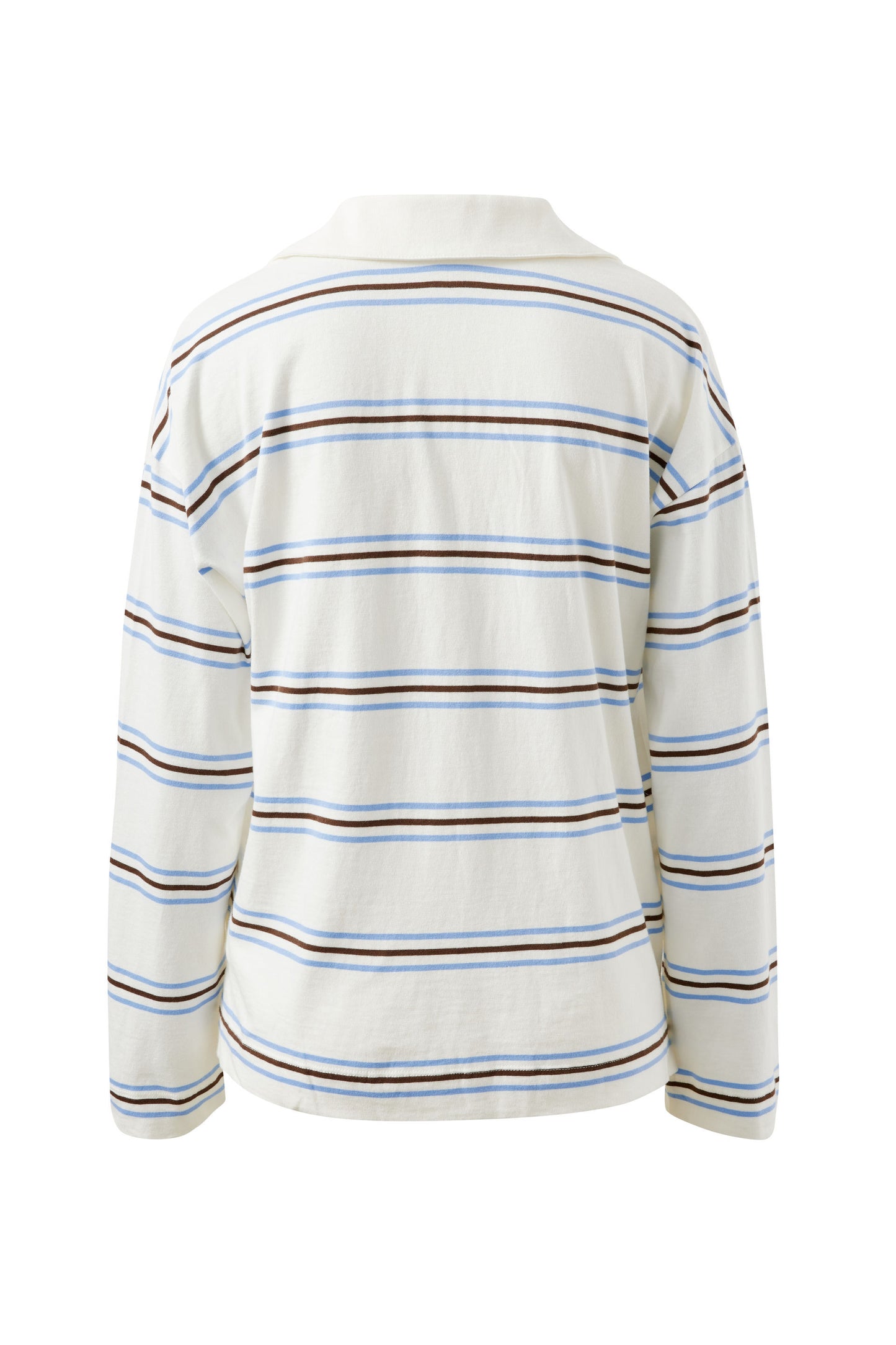 Shelby Slouchy Rugby Top - Vanilla/Brunette