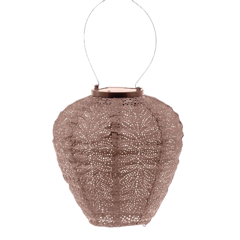 Solar Lantern Balloon 20cm - Mocha Mousse