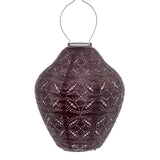 Solar Lantern Jar - Plum