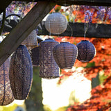 Solar Lantern Cylinder - Soft Blush