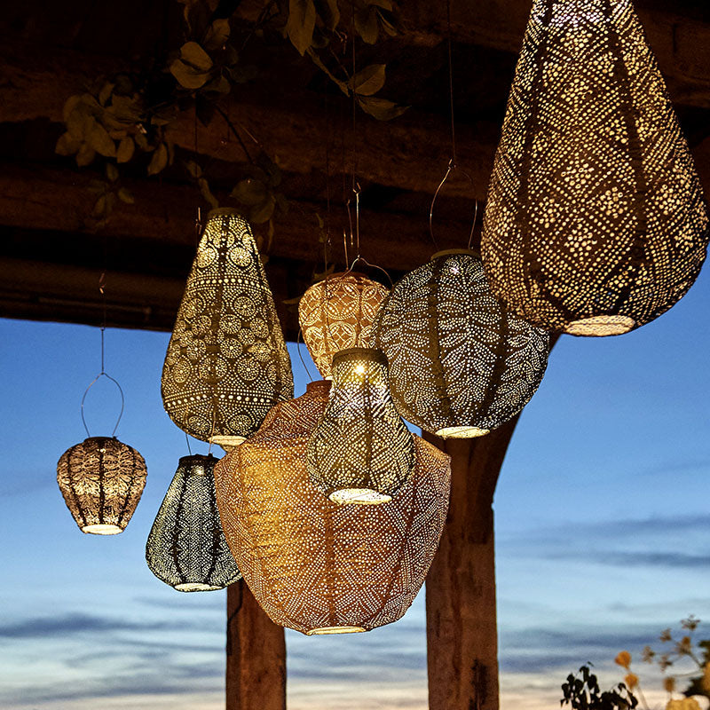 Solar Lantern Bulb - Taupe