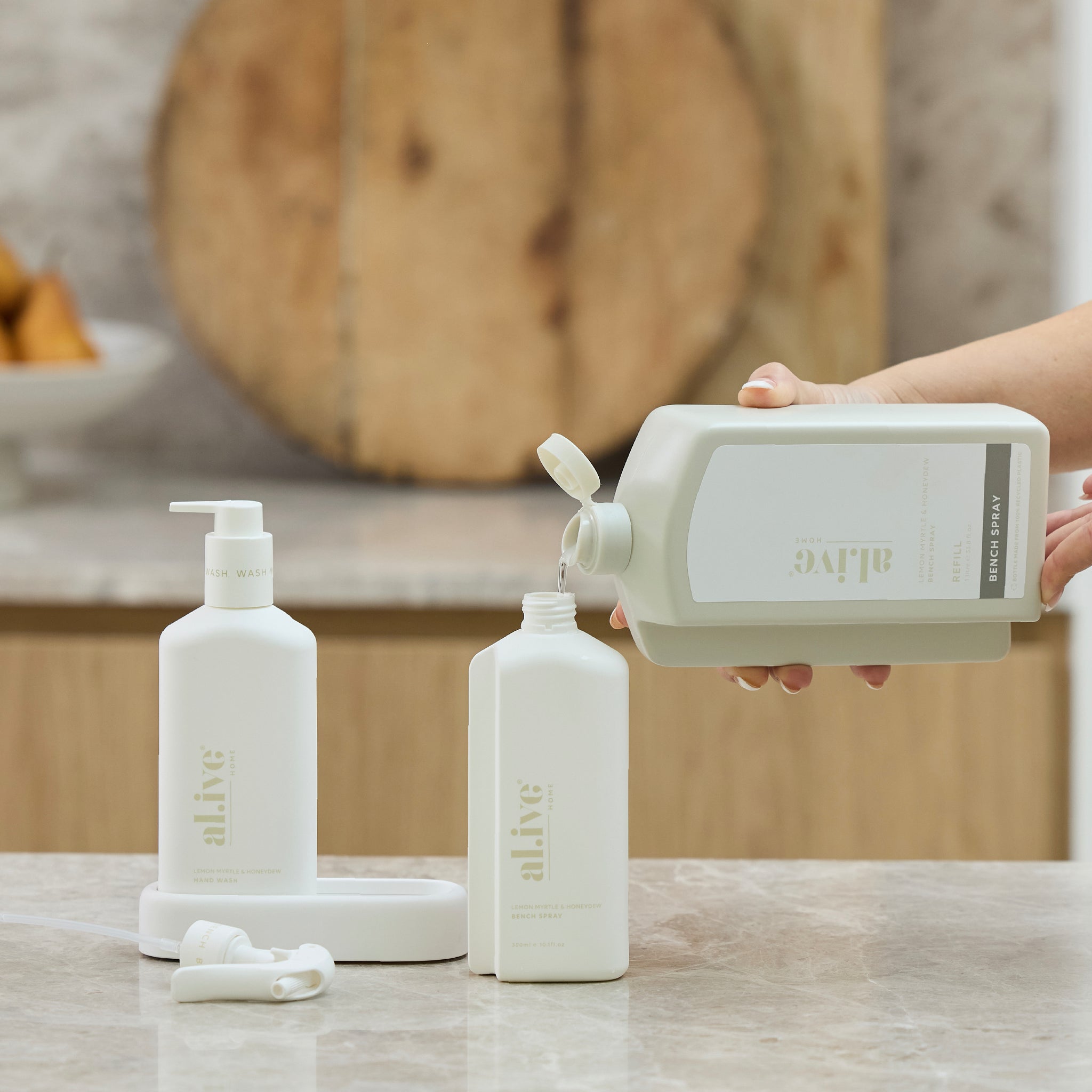 Bench Spray Refill 1L - Lemon Myrtle & Honeydew