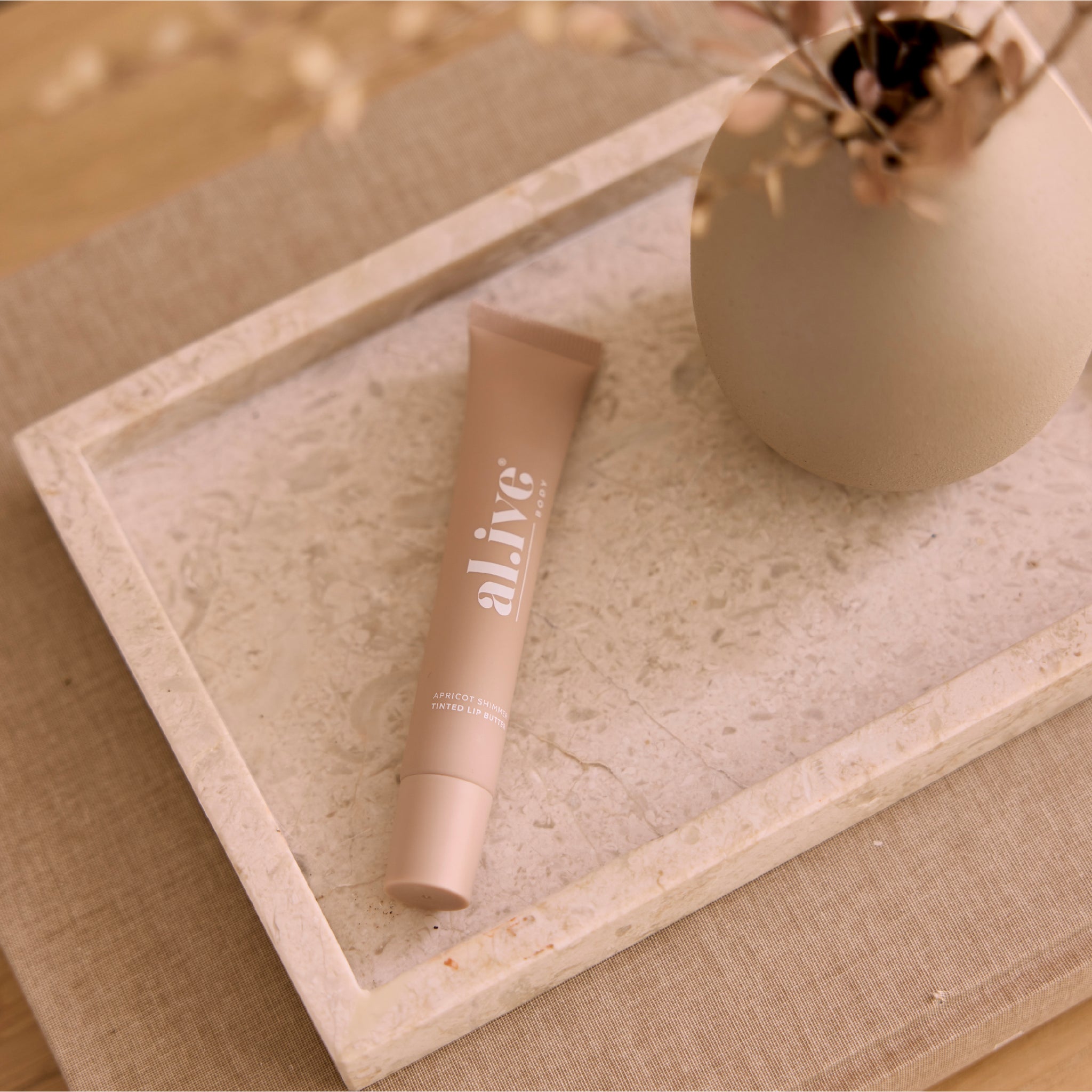Tinted Lip Butter 15ml - Apricot Shimmer