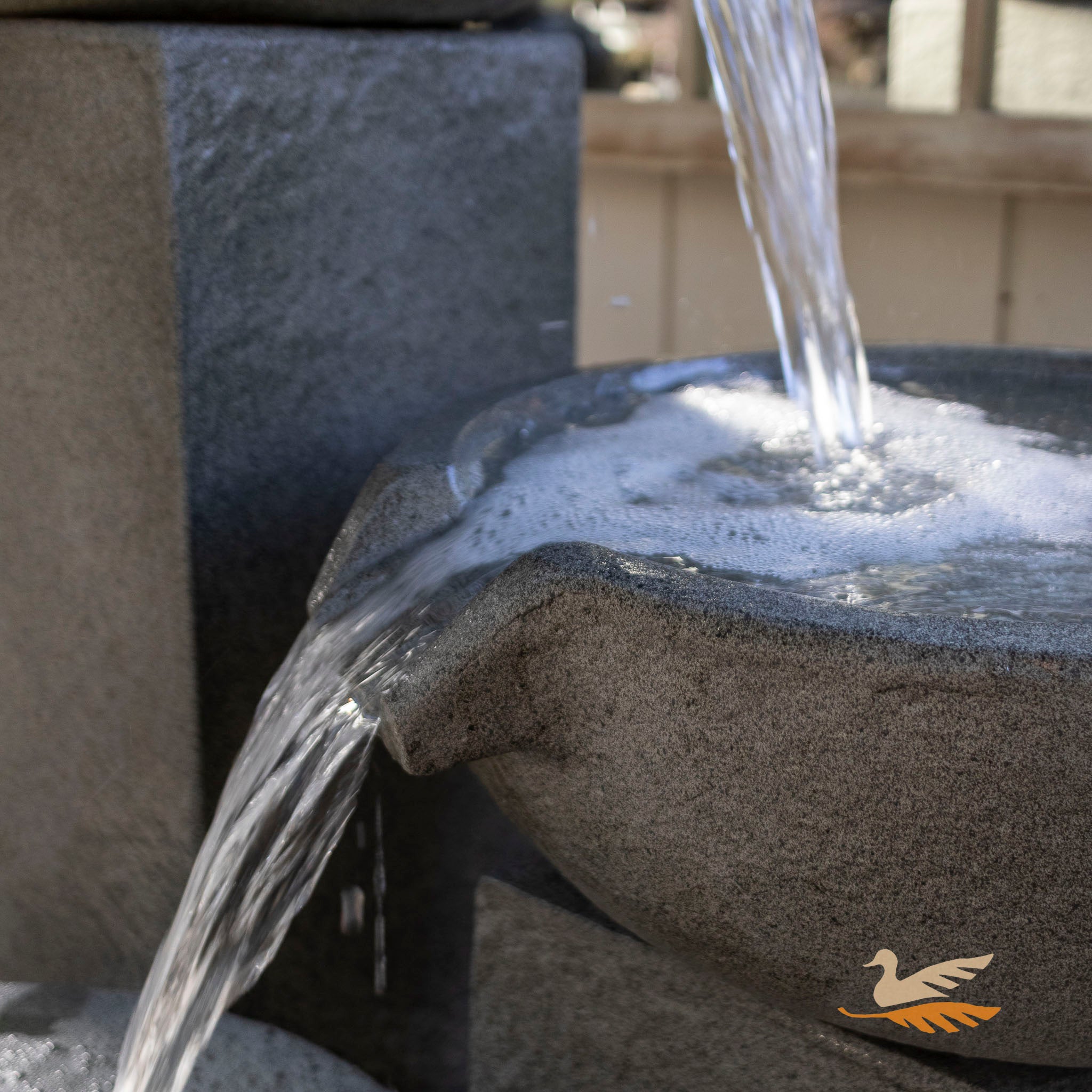 Trio Cascading Fountain - Grey
