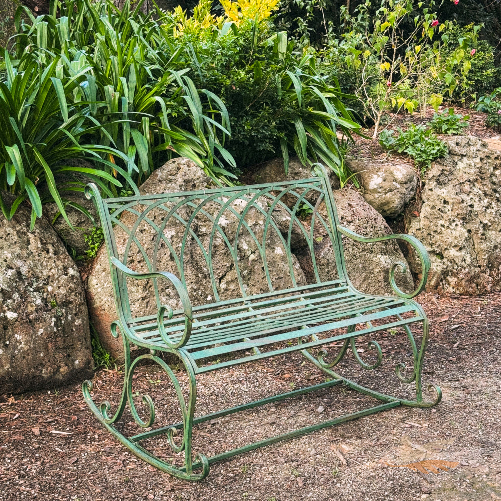 Florentine Rocking Bench
