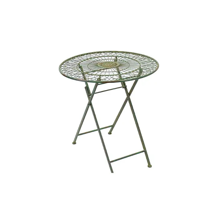 Florentine Metal Table - Green 70cm