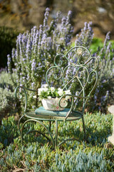 Florentine Chair With Arms - Vintage Green