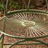 Florentine Chair With Arms - Vintage Green