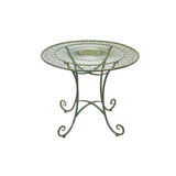 Florentine Metal Table - Green 90cm