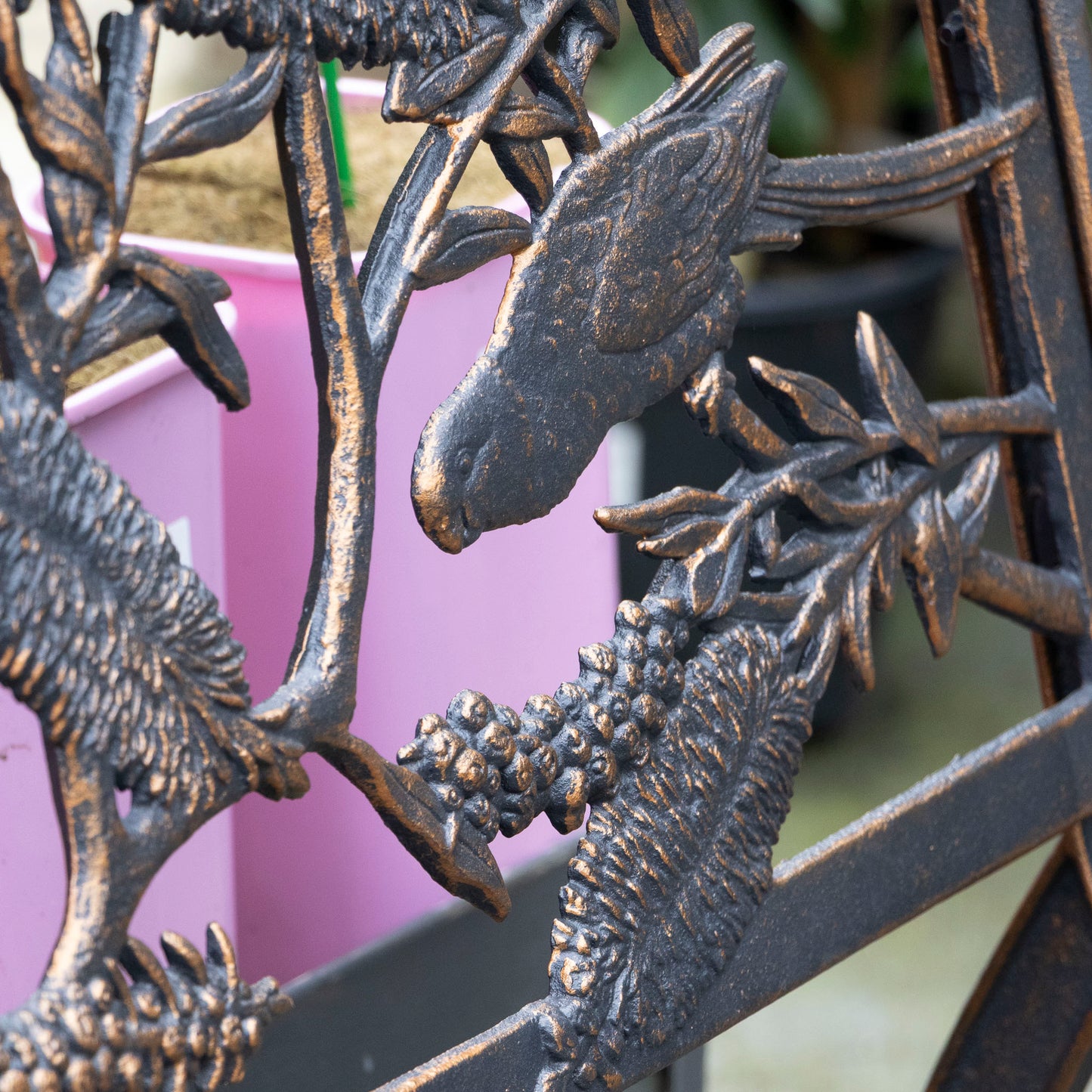 Cast Iron Bench - Rosella & Bottlebrush