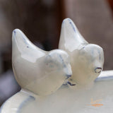 Bird Feeder Round - Cream