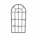 French Window Wall Art With Greige Pots 65x130cm