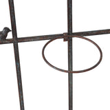 French Window Wall Art With Greige Pots 65x130cm