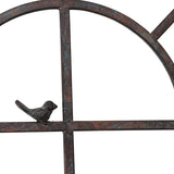 French Window Wall Art With Greige Pots 65x130cm