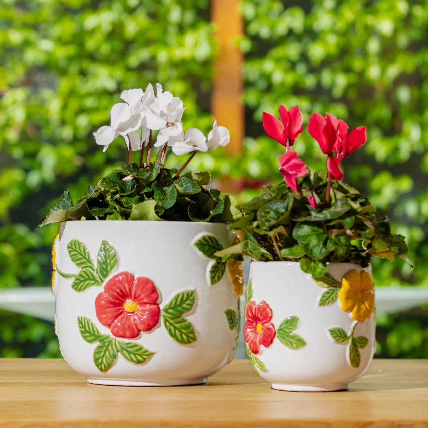 Twin Bloom Pot -