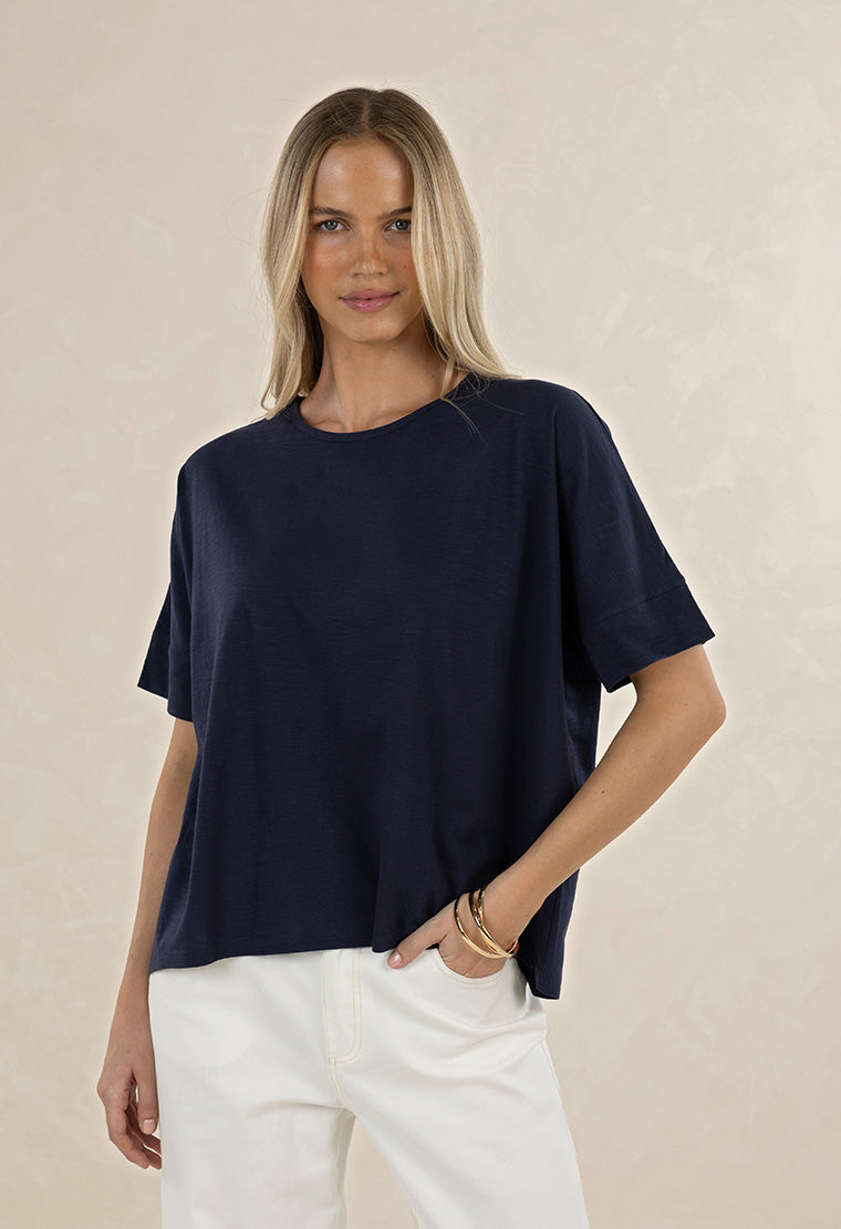 Dippy Tee - Navy