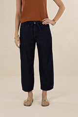 Ivy Barrel Jean - Dark Blue