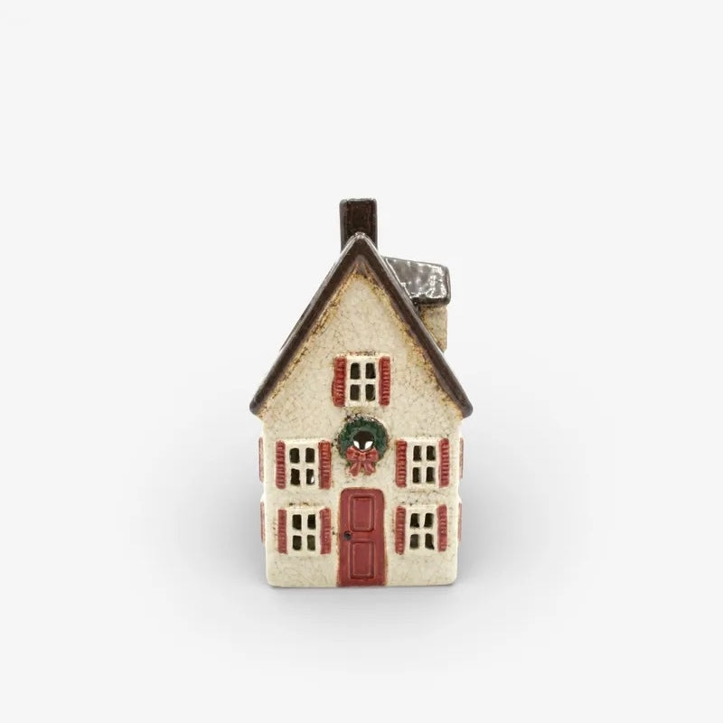 Nordgard Tea Light Tall Villa With Bow Wreath