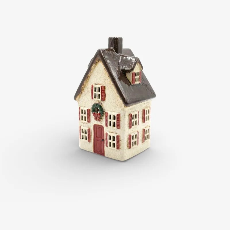 Nordgard Tea Light Tall Villa With Bow Wreath