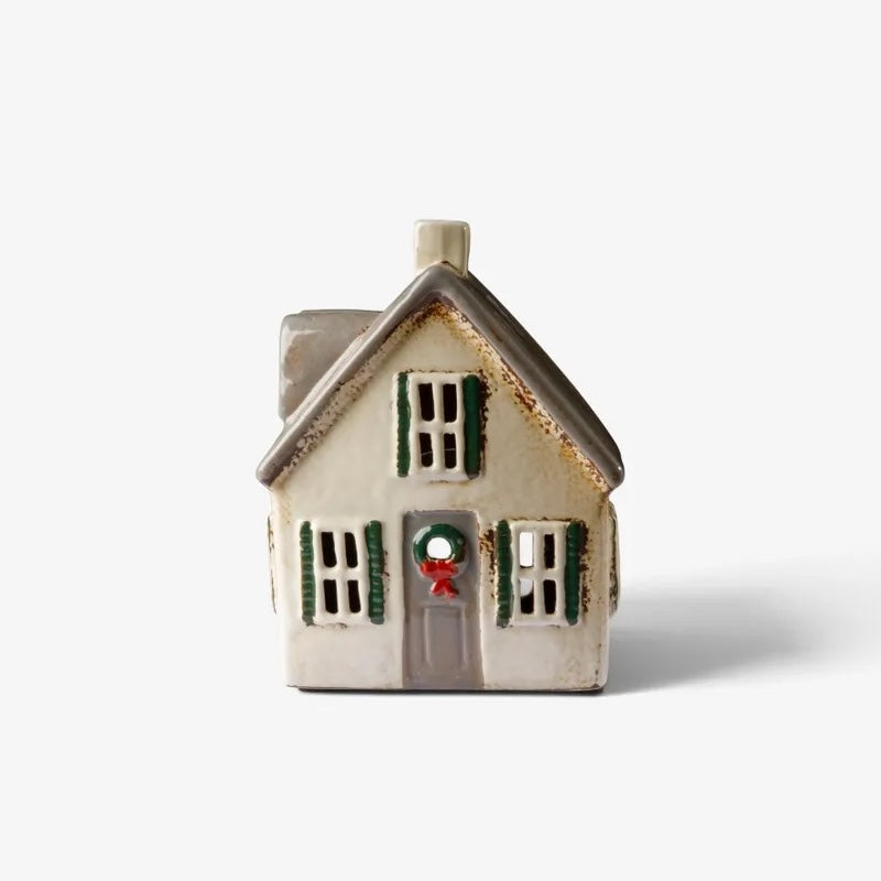 Nordgard Tea Light Villa With Bow Wreath