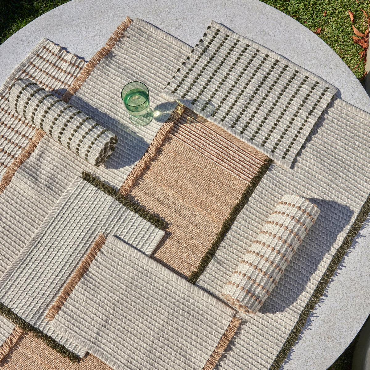 Amelia Table Runner - Natural 140x35cm