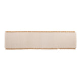 Isla Fringe Table Runner - Natural 140x35cm