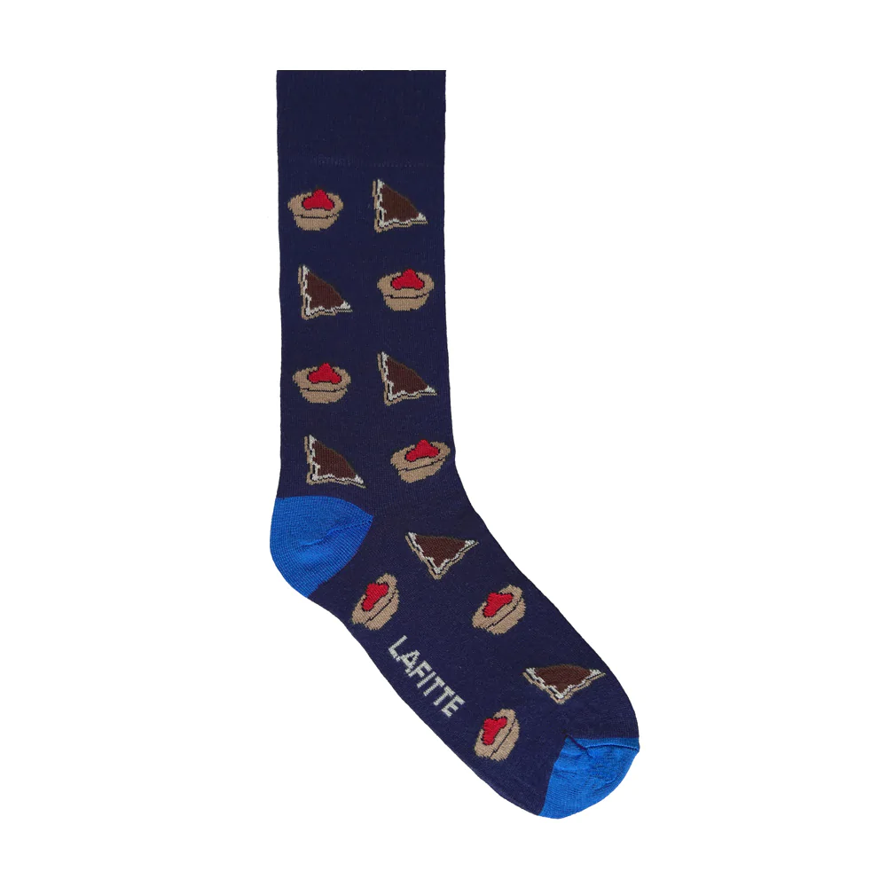 Vegemite & Pies Socks - Navy