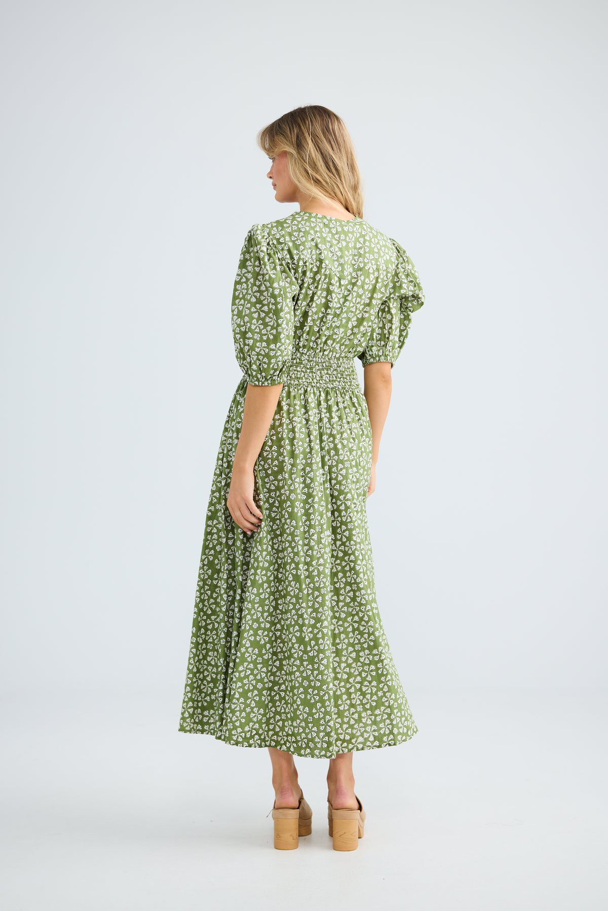 Halo Dress - Sage Petal